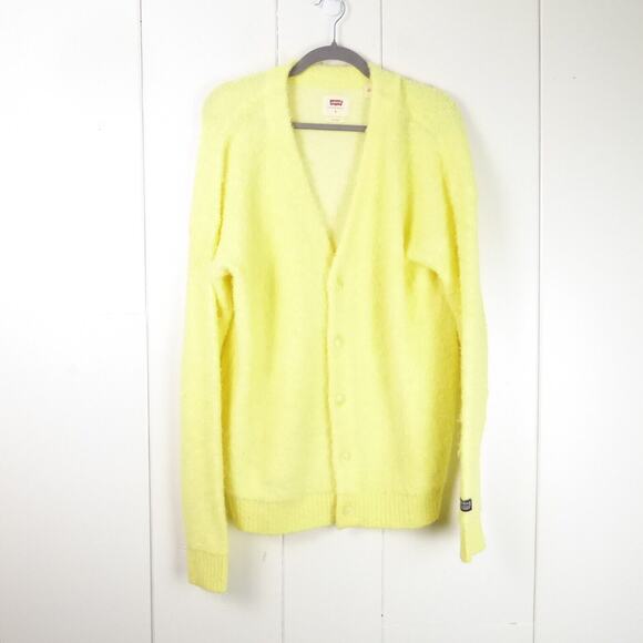 Levi's Sweaters - Levis Cardigan Womens SZ S Wool Alpaca Blend Button Up Relaxed Fit Comfy Soft